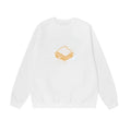 Sandwich-Print Sweatshirt-White